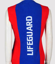 Load image into Gallery viewer, Summer Quinn Alexandra Daddario Posh Fleece Red &amp; Blue Vest
