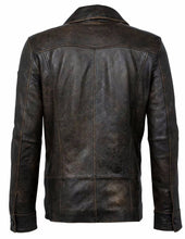 Load image into Gallery viewer, Men&#39;s Brown Leather Jacket - Boneshia
