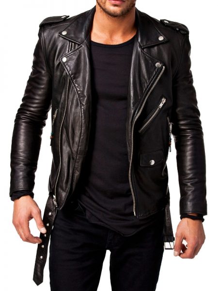 Men’s Riverdale Jughead Jones Dark Black Leather Jacket