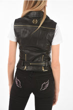 Load image into Gallery viewer, Women&#39;s Multi-Pockets Design Leather Vest
