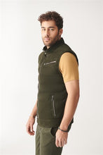 Load image into Gallery viewer, Men&#39;s Seaweed Green Suede Leather Vest
