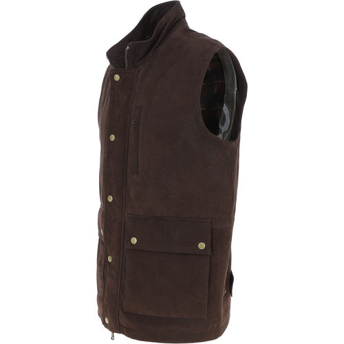 Men's Genuine Leather Hunter Waistcoat