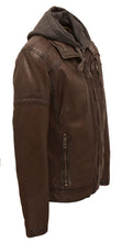 Load image into Gallery viewer, Men&#39;s Tobacco Leather Jacket
