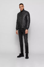 Load image into Gallery viewer, SLIM FIT QUILTED JACKET IN WAXED LEATHER
