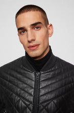 Load image into Gallery viewer, SLIM FIT QUILTED JACKET IN WAXED LEATHER
