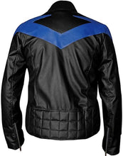 Load image into Gallery viewer, Dick Grayson Night THE WING Halloween Leather Jacket
