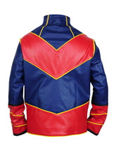 Load image into Gallery viewer, Men’s Kid ‘The Henry Hart’ Danger Multi Color Leather Superhero Jacket
