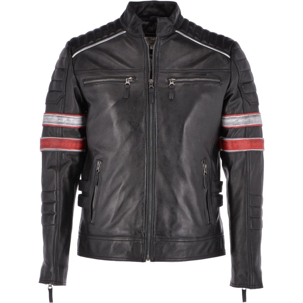 Men's Genuine Leather Motorcycle Jacket