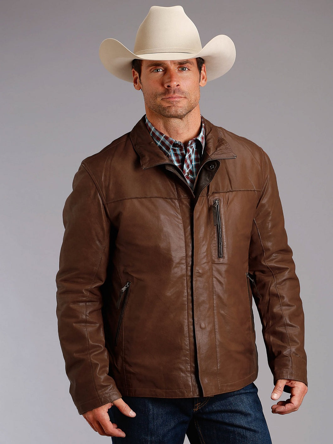 Men Cowboy Leather Jacket – Boneshia