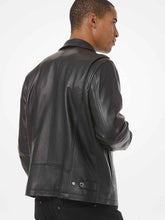 Load image into Gallery viewer, Men New Coach Biker Leather Jacket

