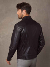 Load image into Gallery viewer, Vintage Men Black Leather Jacket – BONESHIA
