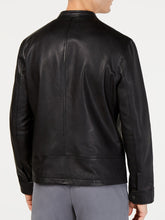 Load image into Gallery viewer, Stylish Real Leather Biker Jacket for Men
