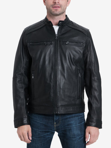 Mens Stylish Leather Biker Jacket