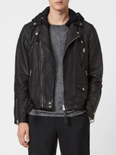 Load image into Gallery viewer, Mens New Hooded Stylish leather Jacket
