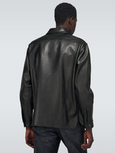 Load image into Gallery viewer, Mens Real Leather Black Jacket - Boneshia
