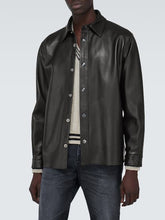 Load image into Gallery viewer, Mens Real Leather Black Jacket - Boneshia
