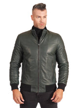 Load image into Gallery viewer, Gray Natural Real Leather Jacket
