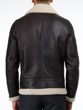 Load image into Gallery viewer, Merano Brown Stylish Shearling Jacket
