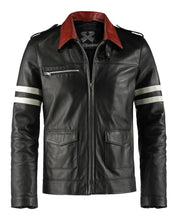 Load image into Gallery viewer, Prototype Alex Mercer Black Leather Jacket – Boneshia
