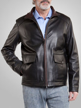Load image into Gallery viewer, Real Leather Biker Jacket for Men
