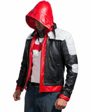 Load image into Gallery viewer, Batman Arkham Knight Gaming Red Hood Leather Jacket &amp; Vest
