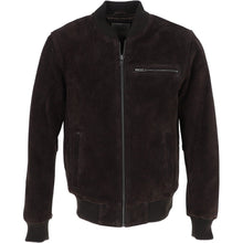 Load image into Gallery viewer, Men&#39;s Biker Suede Leather Bomber Jacket
