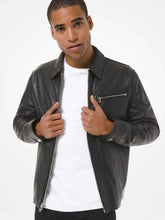 Load image into Gallery viewer, Men New Coach Biker Leather Jacket
