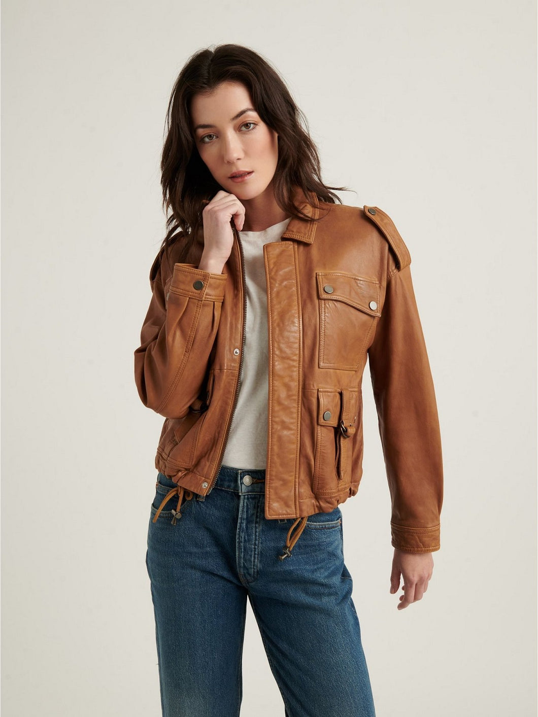 Women Stylish Brown Jacket – Boneshia