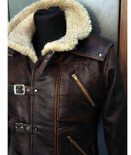 Load image into Gallery viewer, BJ Blazkowicz Wolfenstein Designer Leather Jacket
