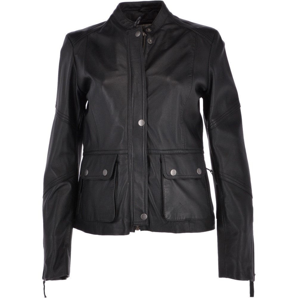 Women's Genuine Leather Rider Jacket