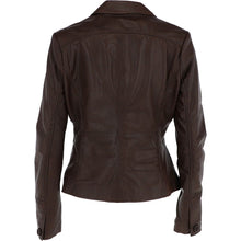 Load image into Gallery viewer, Women&#39;s Short Leather Blazer Jacket
